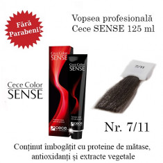 Cece Sense vopsea permanenta 125 ml FARA PARABENI nr.7/11. foto