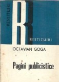 Cumpara ieftin Pagini publicistice - Octavian Goga