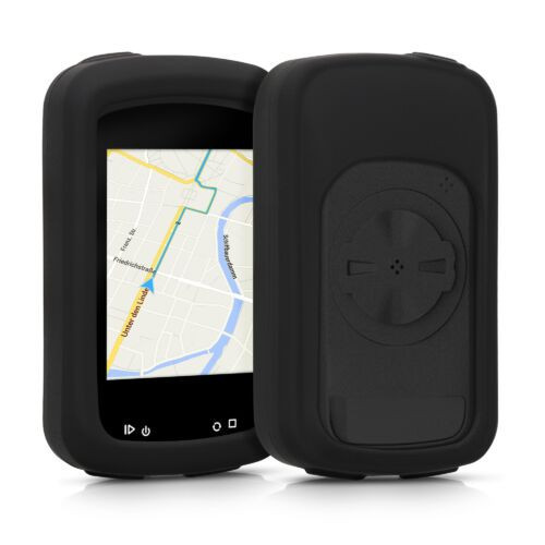 Husa de protectie pentru GPS Magene C406, Kwmobile, Negru, Silicon, 58166.01