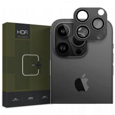 Folie de protectie Camera spate HOFI FullCam pentru Apple iPhone 14 Pro Max / 14 Pro, Sticla Securizata, Neagra