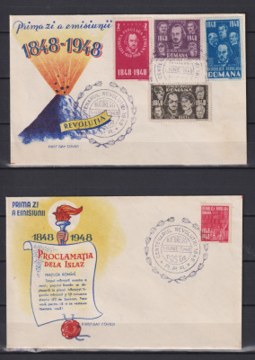 ROMANIA 1948 FDC LP. 236 foto