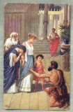 AD 263 C. P. VECHE -QUO VADIS ?-LYGIA TAKES LEAVE FROM THE HOUSE AULUS -PATATA