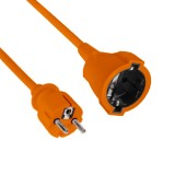 Prelungitor TED Electric, 10 metri cu 1 Schuko, Cablu 3x 1mm, Culoare Portocaliu, Putere 2300W 10A, TED004185
