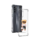 Husa antisoc pentru motorola moto g62, airbag pro, clear, working girl