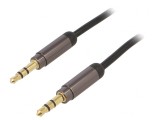 Cablu Audio Jack 3.5mm 3Pin Aurit 1m, Gembird