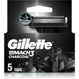 Cumpara ieftin Gillette Mach3 Charcoal rezerva Lama 5 buc