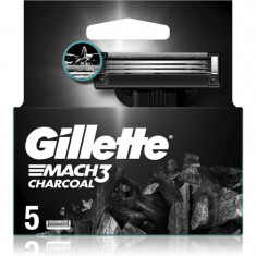 Gillette Mach3 Charcoal rezerva Lama 5 buc