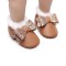 Pantofiori maro imblaniti - Shine (Marime Disponibila: 0-3 luni)
