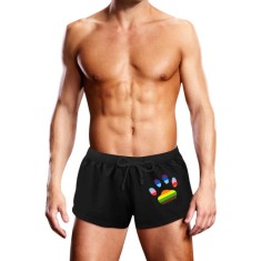 Boxeri de &icirc;not bărbați PROWLER Swim Trunk Oversized Paw, cu design labă cu steag Pride, culoare negru, mărime L