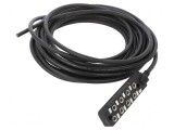 Cutie de conexiuni M8 PIN: 3 10m soclu 3A -20&divide;80&deg;C IP67 IN: 8