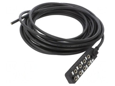Cutie de conexiuni M8 PIN: 3 10m soclu 3A -20&amp;divide;80&amp;deg;C IP67 IN: 8 foto