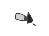 Oglinda exterioara Peugeot 306 (7_) (Hatchback + Sedan) 3.1993-12.2001 partea dreapta View Max crom convex carcasa neagra reglare manuala prin cablu