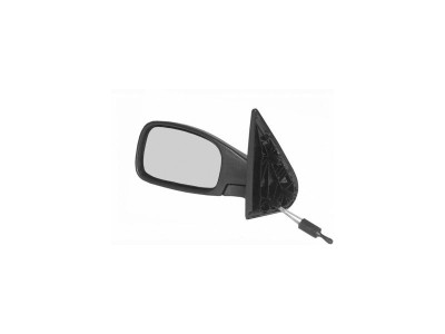 Oglinda exterioara Peugeot 306 (7_) (Hatchback + Sedan) 3.1993-12.2001 partea dreapta View Max crom convex carcasa neagra reglare manuala prin cablu foto