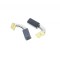 Set 2 Perii Colectoare elSales ELS-CRB-5-7-14, Dimensiune carbuni 5 x 7 x 14 mm, gri