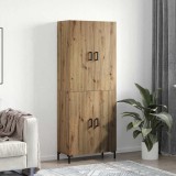 Cumpara ieftin Bufet stejar artizanal 69.5 x 34 x 180 cm Lemn compozit