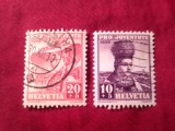 2 Timbre Elvetia 1939 Pro Juventute - stampilate