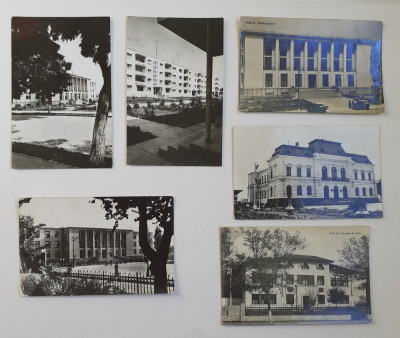 Lot 6 Carti Postale RPR Vaslui - Anii 1960-1970, Circulate (VEZI DESCRIEREA) foto