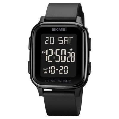 Ceas de barbati Skmei Sport Digital Casual Led Negru foto