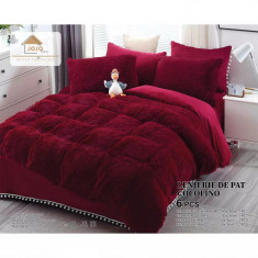 Lenjerie Fluffy Cocolino Super Pufoasa 6 Piese, Visiuniu -JO473