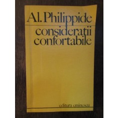 AL. PHILIPPIDE - CONSIDERATII CONFORTABILE