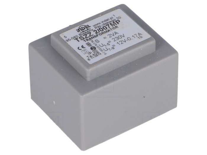 Transformator &icirc;ncapsulat 2VA 230V 12V PCB