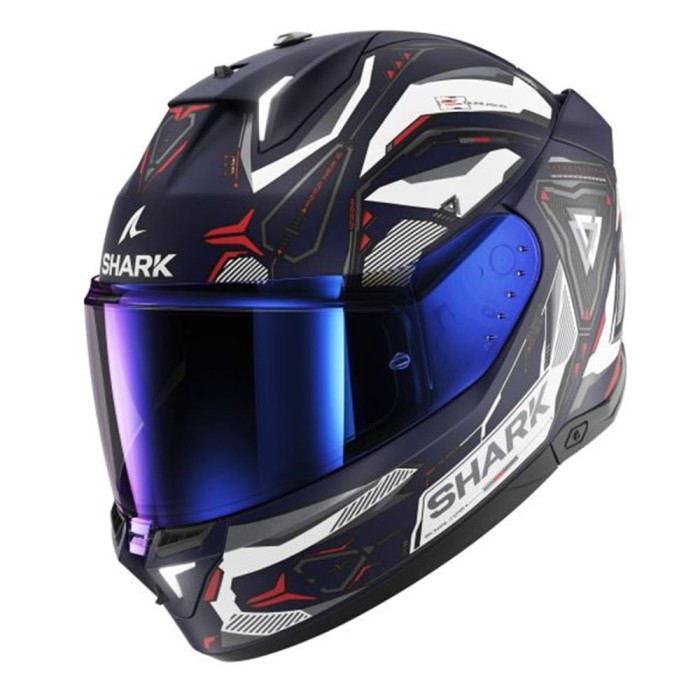 Casca integrala Shark Skwal i3 Linik negru/albastru/rosu mat marime M