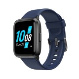 Ceas Smartwatch XK Fitness ID205U cu Functii monitorizare sanatate, Pedometru, Moduri sportive, Memento sedentar, Calorii, Albastru