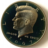 AMERICA HALF 1/2 DOLLAR 2007 LITERA S, PROOF, ( SAN FRANCISCO - KENNEDY.)