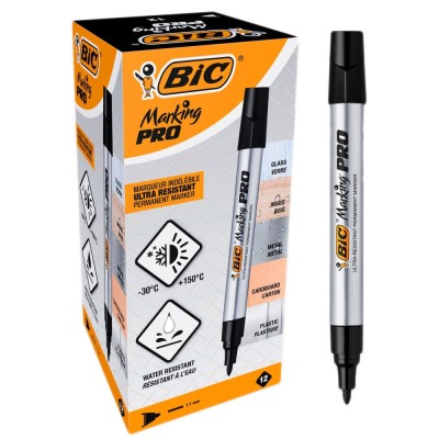 Marker permanent, BIC Pro 964800, negru foto
