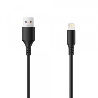 Cablu Date si Incarcare USB-A - Lightning Setty, 18W, 1m, Negru foto