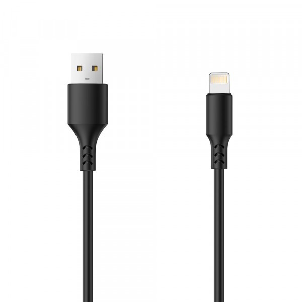 Cablu Date si Incarcare USB-A - Lightning Setty, 18W, 1m, Negru