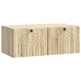 vidaXL Oglindă TV montată pe perete Stejar Sonoma 78,5 x 41 x 30 cm 898177