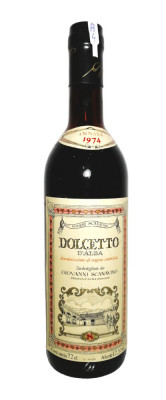 A 46 - VIN ROSI NEBBIOLO DEL PIEMONTE, recoltare 1974 CL 72 gr 12,5 foto