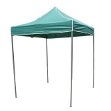 Cort pavilion pliabil 2x2m verde impermeabil, inaltime reglabila, cadru metalic Breckner Germany