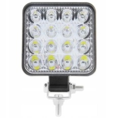 Proiector LED auto offroad 48W, LVT, 16 LED-uri halogen, 10-30V, carcasa aluminiu, IP67