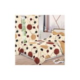 Cumpara ieftin Lenjerie de Pat Bumbac Finet, 6 Piese + 2 Draperii - SIPR-S-08