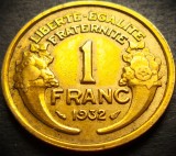 Moneda istorica 1 FRANC - FRANTA, anul 1932 * cod 345