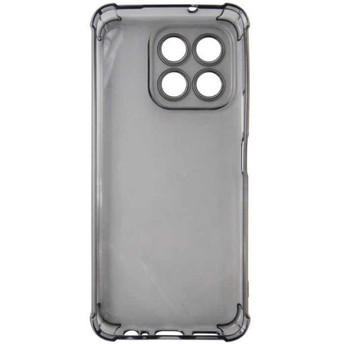 Husa silicon slim, colturi intarite, gri transparent, pentru Honor X6b