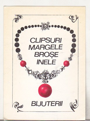 bnk cld Calendar de buzunar - 1970 - Bijuterii