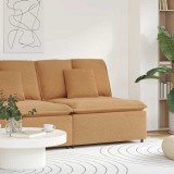 VidaXL Modul central canapea modulară cu perne, bej, 100 cm