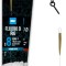 Carlige Legate Nash Fluorocarbon D-Rig Barbed, 15lbs, nr.8, 1buc/plic