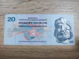 CEHOSLOVACIA 20 KORUN 1970 XF