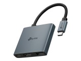 TP, Link UH3020C , HUB USB, C 3, A n, 1, HDMI 4K, USB, A 3.0, USB, C PD