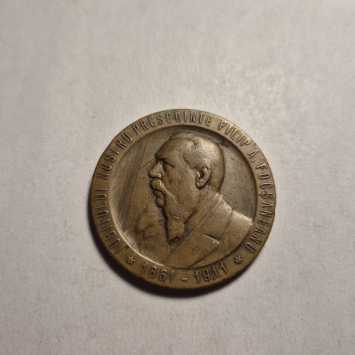 Filip Focsaneanu Presedintele Societatii Sacre si binefacere din capitala 1911