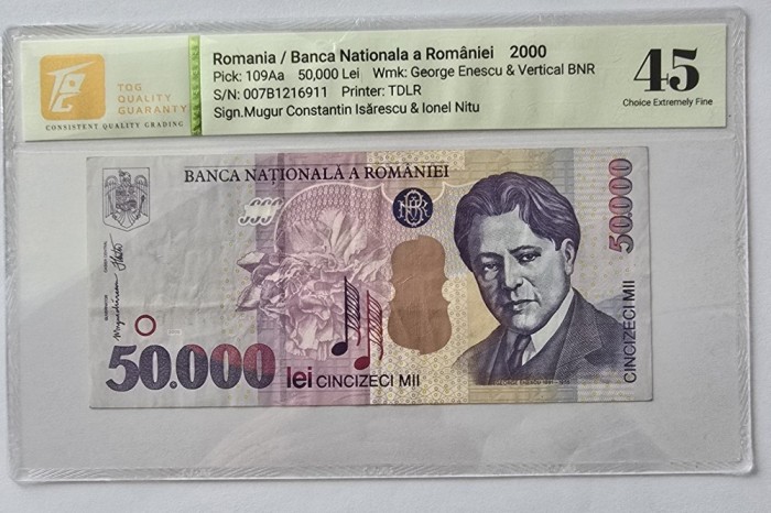 50.000 Lei Romania 2000