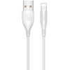 Cablu Date si Incarcare USB la Lightning Usams U18, 2A Fast Charge, 1 m, Alb SJ266USB02