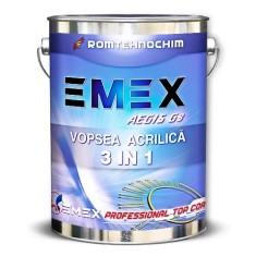 Vopsea Acrilica 3 in 1 Anticoroziva &ldquo;Emex Aegis G3&rdquo; - Crem - Bid. 5 Kg
