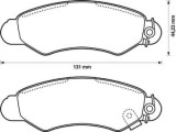Placute frana Subaru Justy 2 (Jma, Ms); Suzuki Swift 2 (Ea, Ma) SRLine parte montare : Punte fata