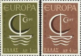 Grecia 1966 - Europa-cept.2v.neuzat,perfecta stare(z), Nestampilat