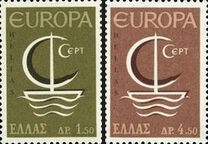 Grecia 1966 - Europa-cept.2v.neuzat,perfecta stare(z)